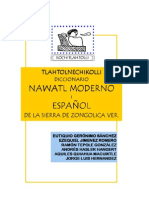 Diccionario Nawatl-Español Del Centro de Veracruz