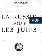 Petrovsky - Russie Sous Les Juifs