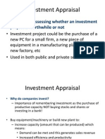 Investment Appraisal