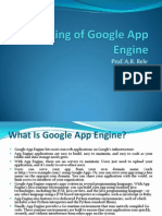 Working of Google App Engine