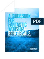 A Guidebook For Fantastic Worship Rehearsals