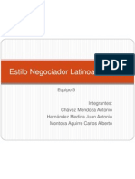 Estilo Negociador Latinoamericano