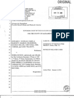 2012-03-26 - Noonan V Bowen - Notice of Related Cases