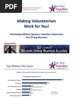 Making Volunteerism Work For You