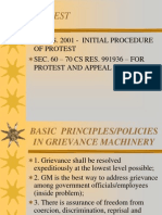 Protestprocedure NRG