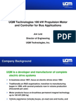 UQM Technologies 100 KW Propulsion Motor and Controller For Bus Applications