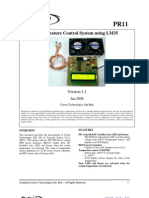 Temperature Control System Using LM35: Features