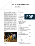 Variable Pitch Wells Turbine