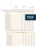 Tabla de Medidas