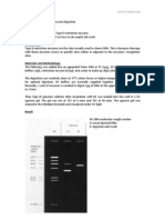 Restriction Enzyme Digestion