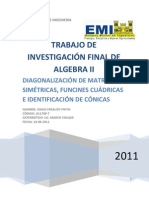 Diagonalización de Matrices Simétricas