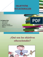 Objetivos Educacionales