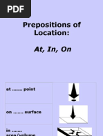 Prepositions of Location