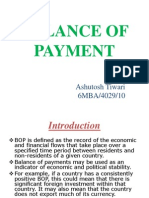 Balance of Payment