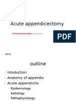 Acute Appendicectomy: Click To Edit Master Subtitle Style