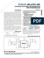 Extremely Accurate I C-Integrated RTC/TCXO/Crystal: General Description Features