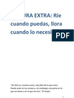 TRABAJO LECTURA EXTRA, Rie Cuando Puedas Llora Cuando Lo Necesites