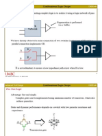 Pass Gate Logic: Switch Network