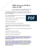 Decreto 89250 83 Decreto No 89.250, de 27 de Dezembro de 1983