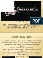 Festividades NavideÑas Palmira Municipio Guasimos 2007. Estado Táchira - Venezuela Bolivariana