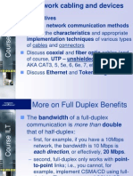 Network Cabling and Devices: Implementation Techniques of Various Types