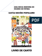 Livro CIFRAS SMP Paroquia NS Rosario Fatima