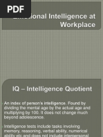 Emotional Intelligence at Workplace