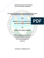 Auditoria de Ciclos Transaccionales