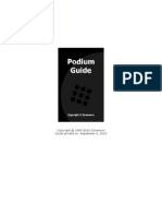 Podium Guide