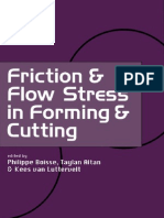 Friction and Flow Stress in Forming and Cutting