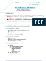 Economie Monétaire Et Financière II-Séance1