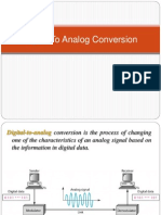 Digital To Analog Conversion