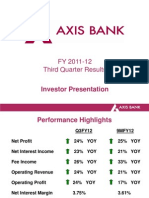 FY 2011-12 Third Quarter Results: Investor Presentation