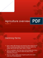 Agriculture Overview: English II