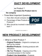 New Product Development