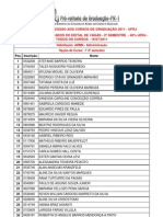 2011-Classificacao Edital de Vagas 2o Semestre - 40 Ufrj