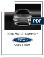 Strategic Analysis On Ford Motor