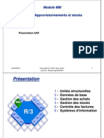 GU - SAP - Achats, Approvisionnements Et Stocks