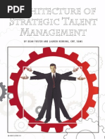 Architecture of Strategic Talent Management