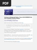 Contrary To Widespread Claims, There Is NO EVIDENCE That Iran Is Building A Nuclear Weapon (Edited) - Jan 25 '12 - Washington's Blog