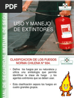 Uso y Manejo de Extintores