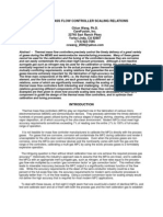 Thermal Mass Flow Controller Scaling Relations Wang 2012