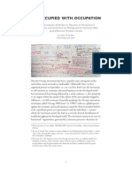 Preoccupied With Occupation: A Habermasian Attempt To Resolve A Movement's Concurrent Commitment To Prefigurative Political Ideal and Effective Protest Center