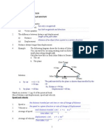 Chapter 2 Force and Motion TEACHER's GUIDE