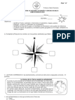 Prueba SUMATIVAcoordenadas Geograficas 5º 2012