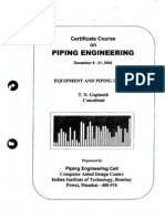 Equipment and Piping Layout