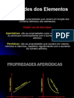 Propriedades Periódicas e Aperiódicas - Aula 07