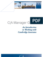 Cambridge Associates Manager Guide