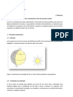 O Planeta Terra - Movimentos e Leis Da Mecanica Celeste