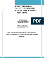 PLDP Report - Mba Prof